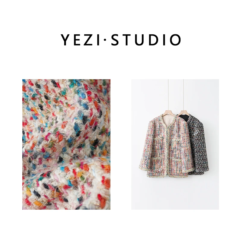 加色【普罗旺斯】羊.毛混纺明星埃及系列小香外套24310716（24310766