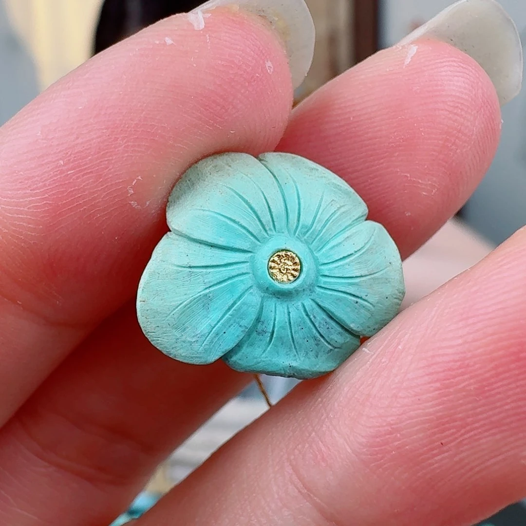 未镶嵌绿松石珠宝奇石