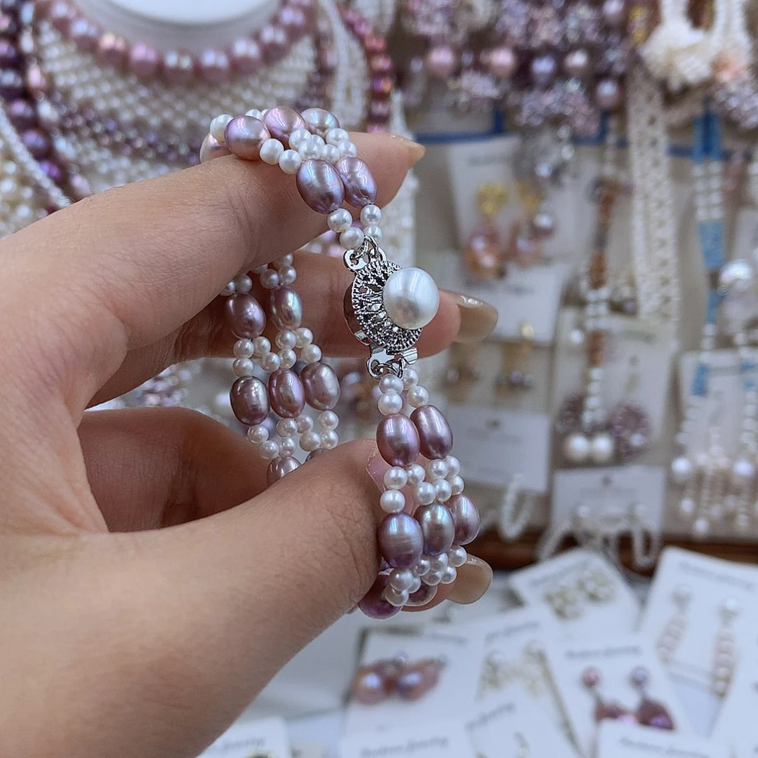 项链18K金镶嵌淡水珍珠