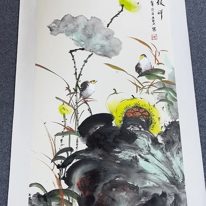 国画国画作品手绘