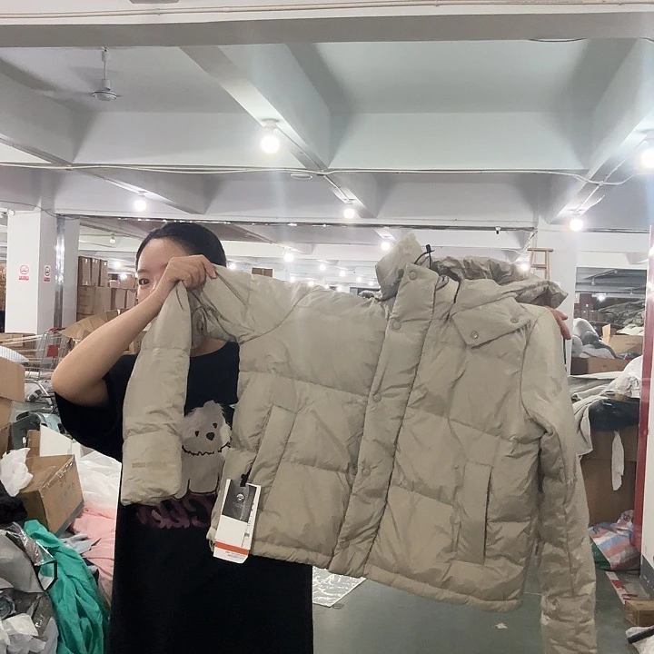 8码鹿家鹅鹅棉服