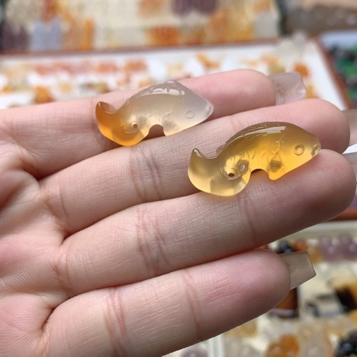 玛瑙/玉髓未镶嵌玛瑙锦鲤