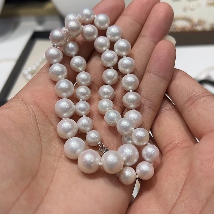 飞***哟淡水珍珠手串银S925镶嵌多样性发货拍一发一