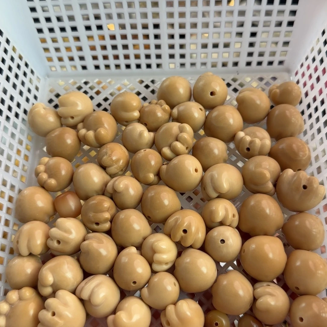 吊坠菩提根/象牙果微瑕牙果奶茶色猫爪5颗