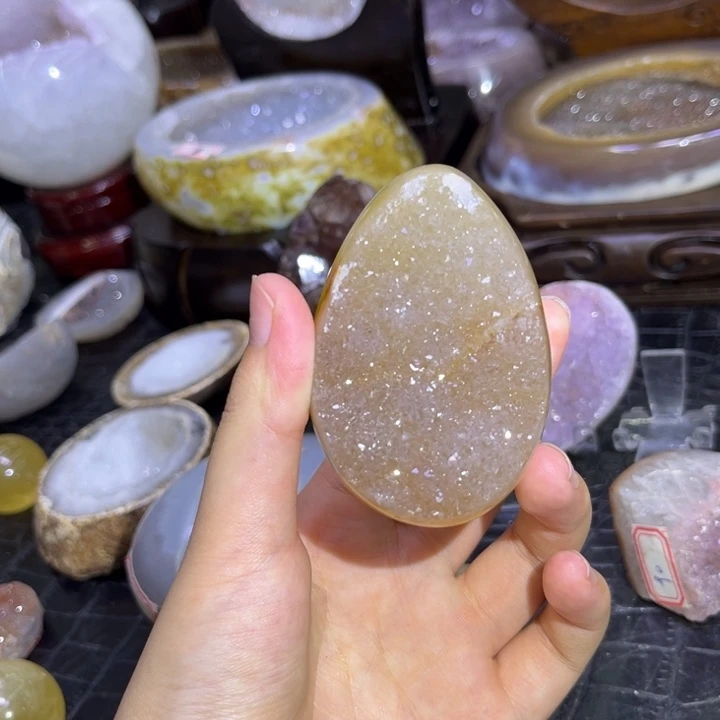 发饰未镶嵌水晶精抛晶蛋