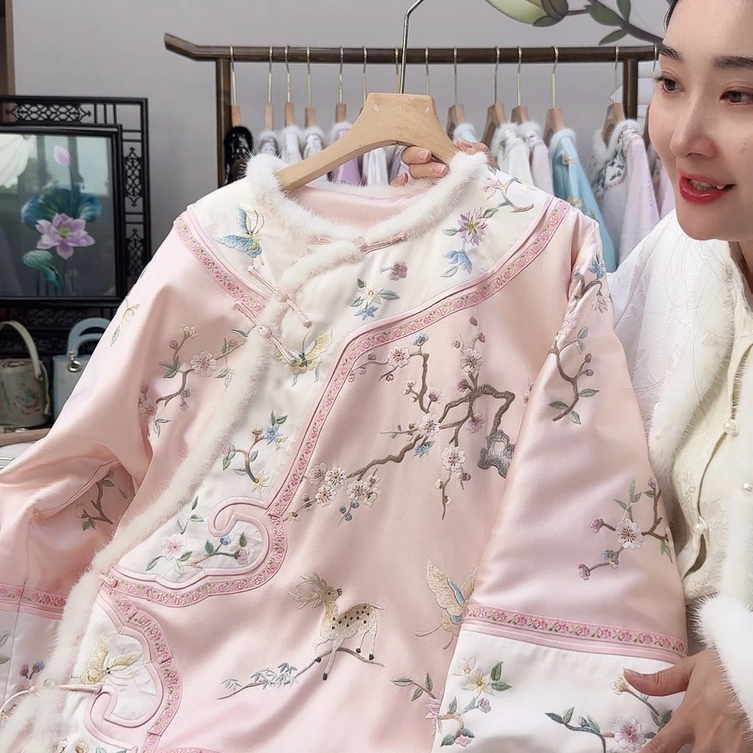 19苏绣棉服胸围110