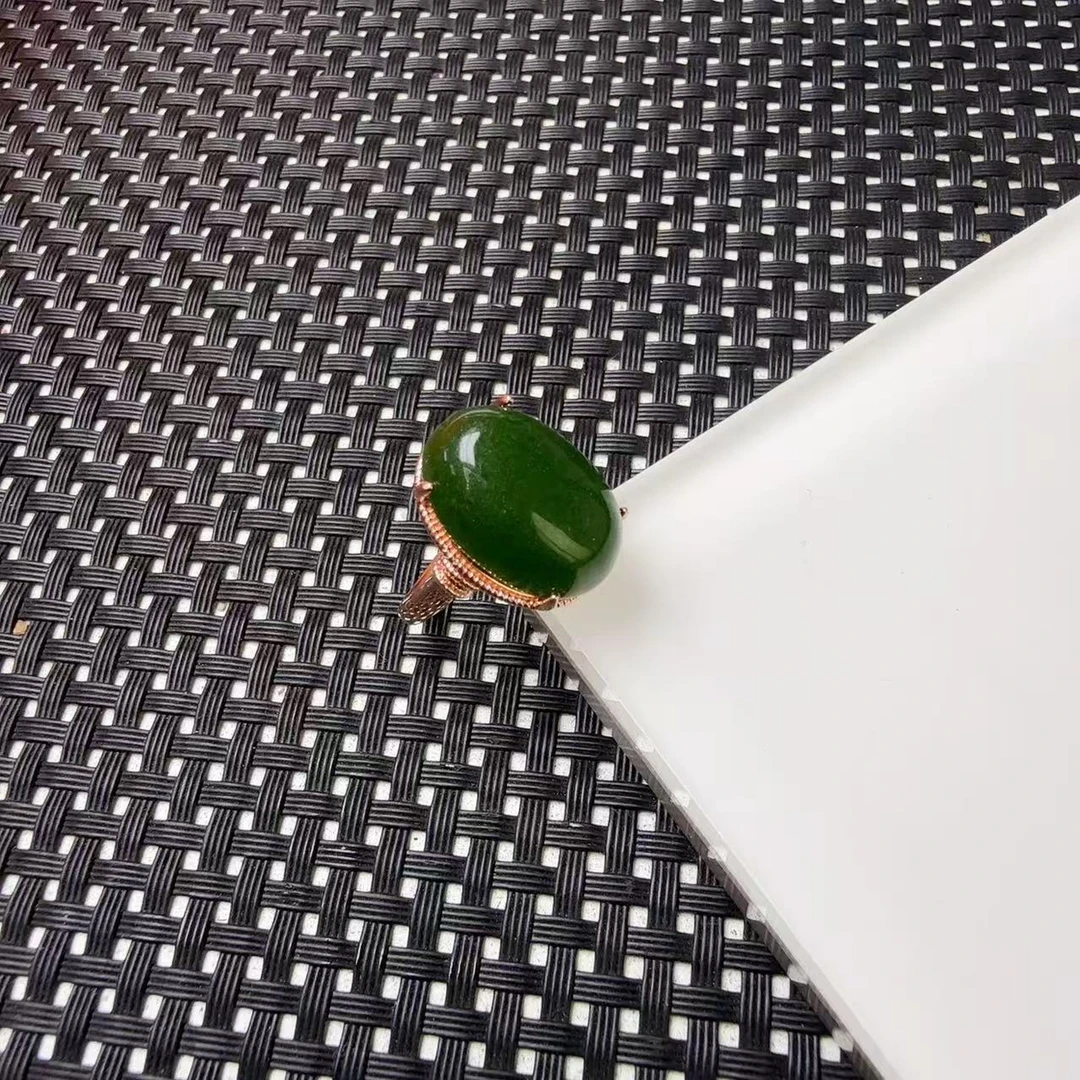 [石矿]A1480俄绿戒指