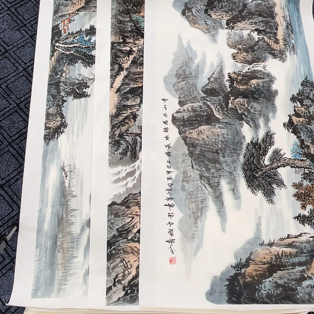 墨***楼国画孙鸿金老师四尺山水奇3