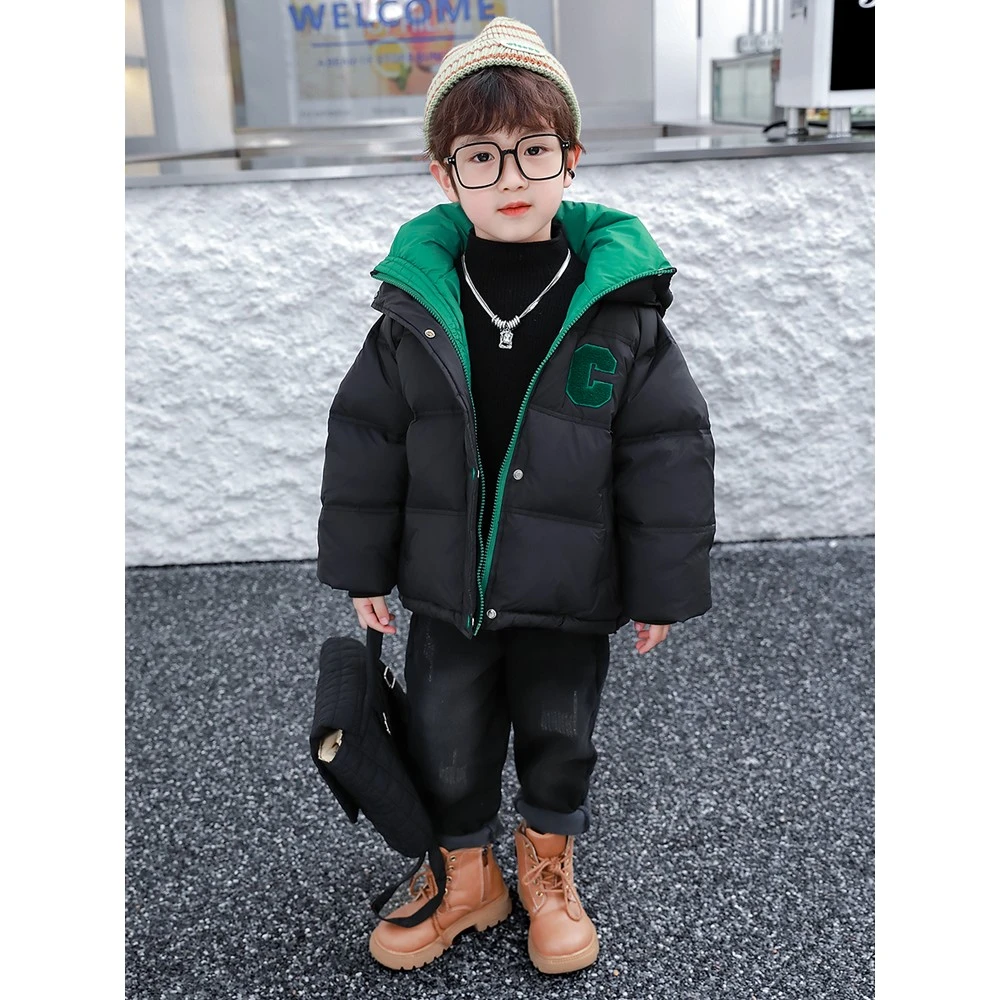 Bala巴拉童年儿童羽绒服男童冬装保暖外套2025新款韩范小童宝宝加