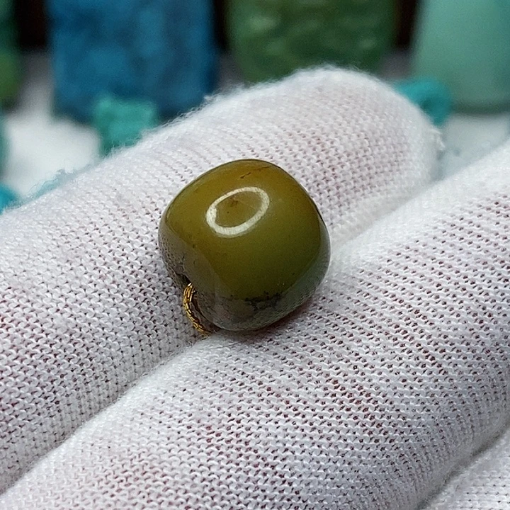 绿松石未镶嵌天然原矿 地大质检