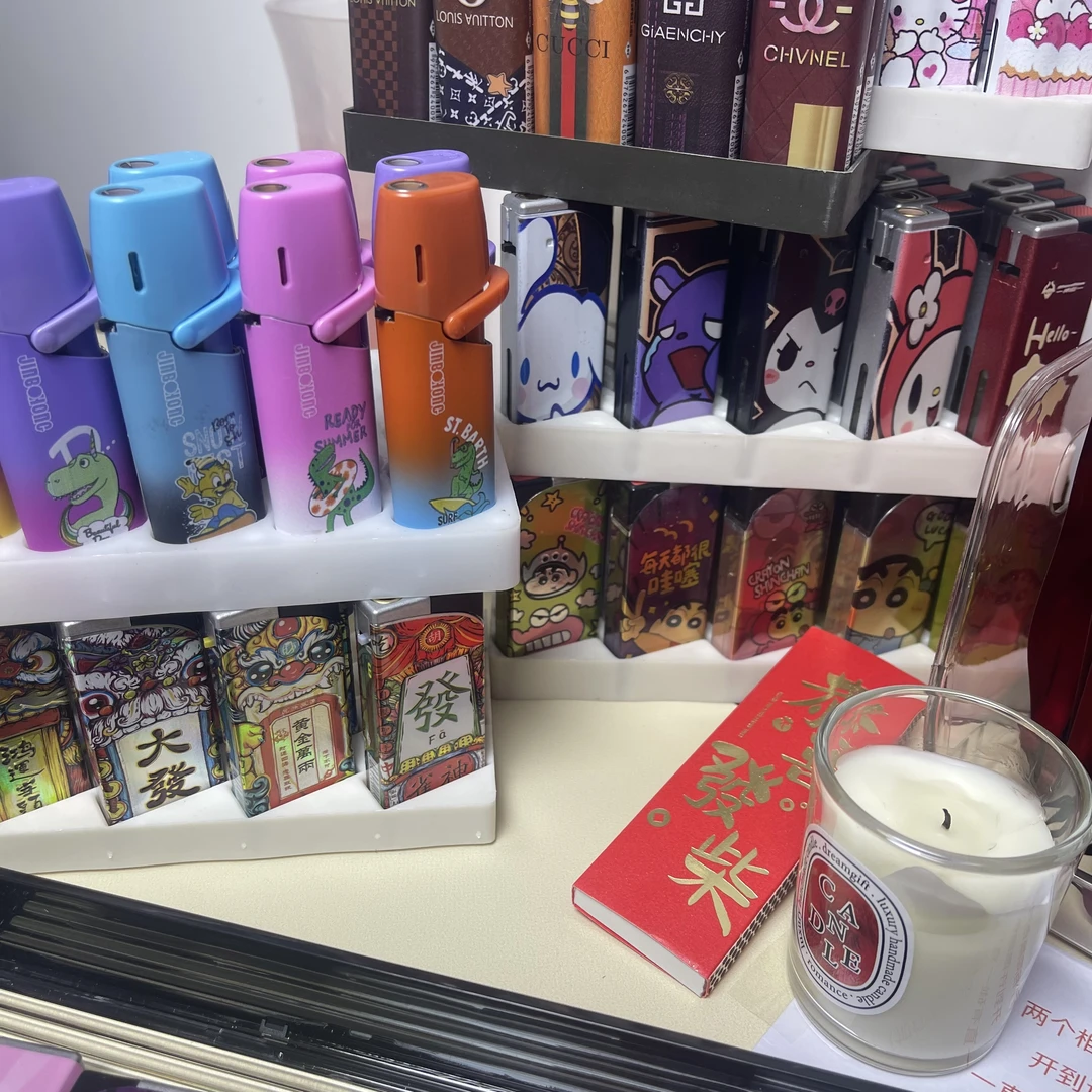 对对碰-个人单  个性防风蓝光直充打火机送男友礼物潮玩