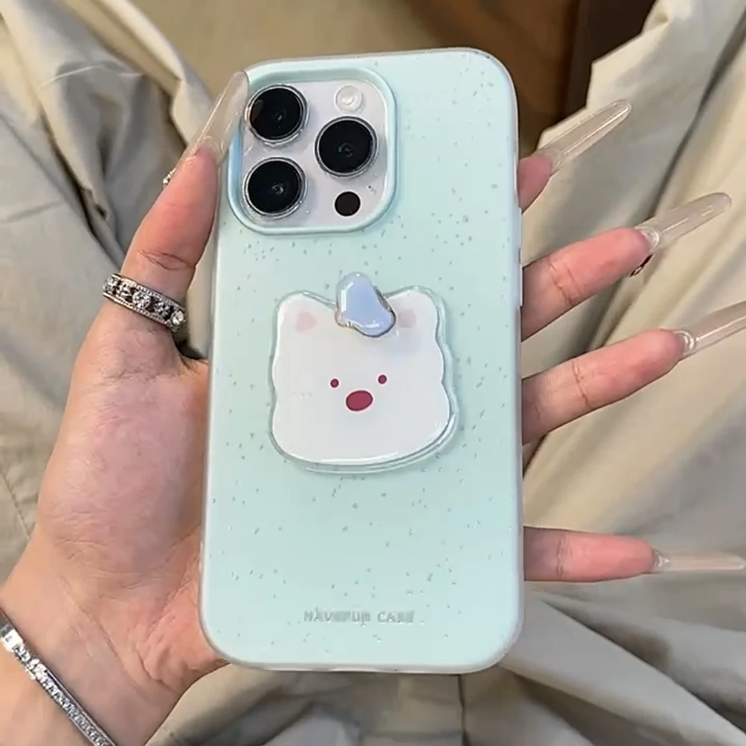 韩系泼墨西高地小狗适用苹果16手机壳iPhone13/15promax肤感14/12