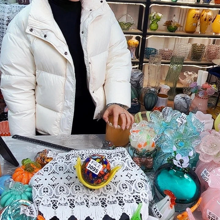 蜗牛家悦美居琉璃摆件不完美