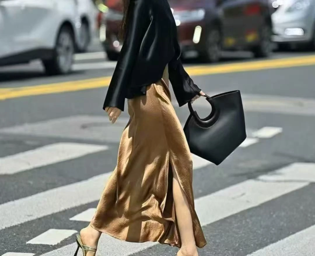 305-福利款-不换不退 开叉鎏金裙