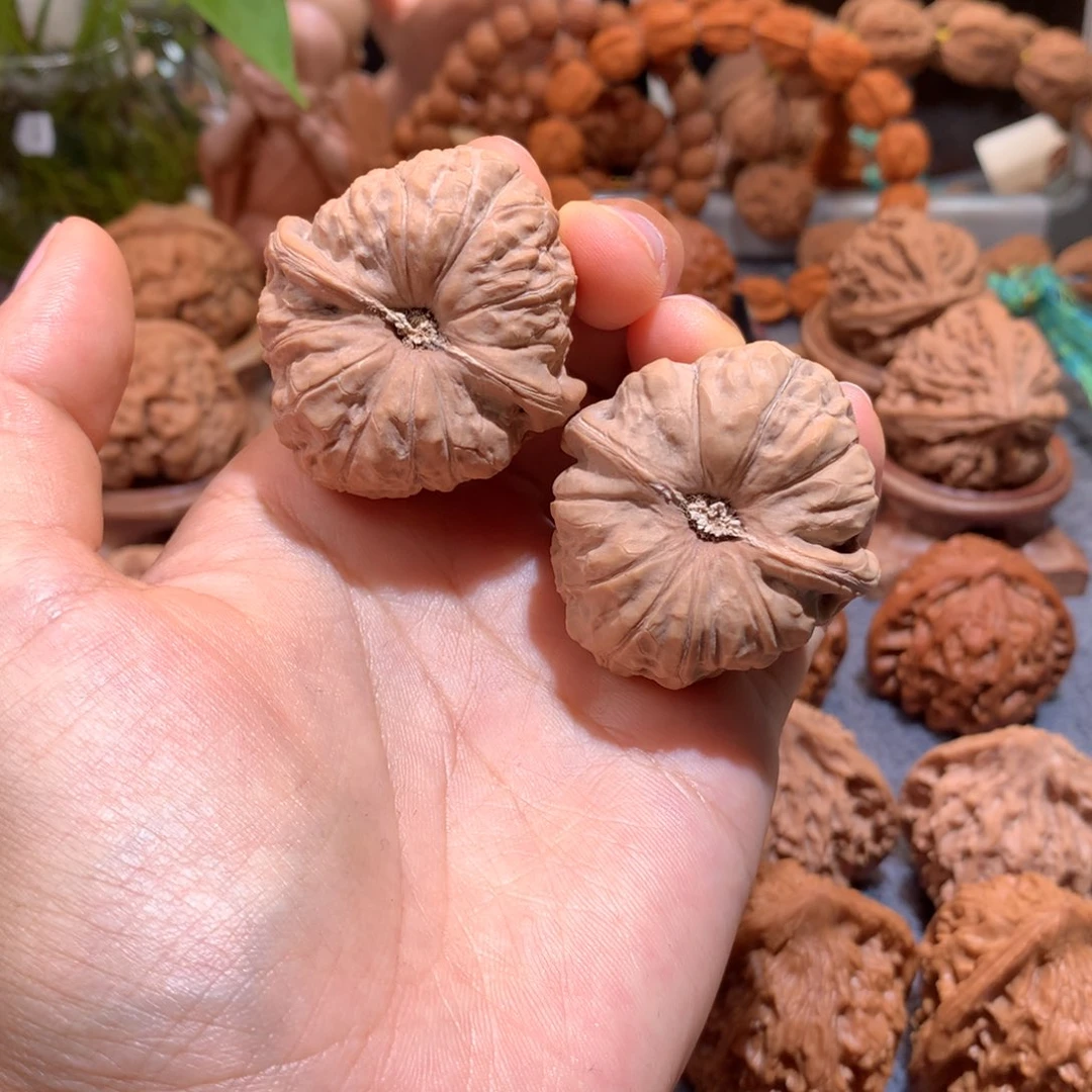 把件文玩核桃南瓜墩
