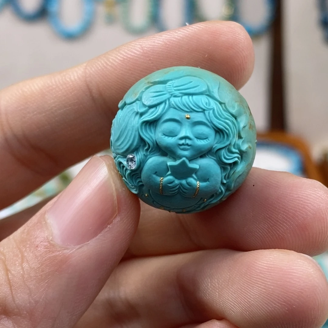 绿松石未镶嵌配饰