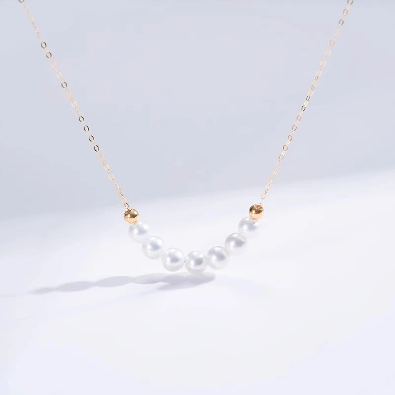 【新东方专属】爱迪生珍珠G18K金白色珍珠吊坠4-5mmXDF