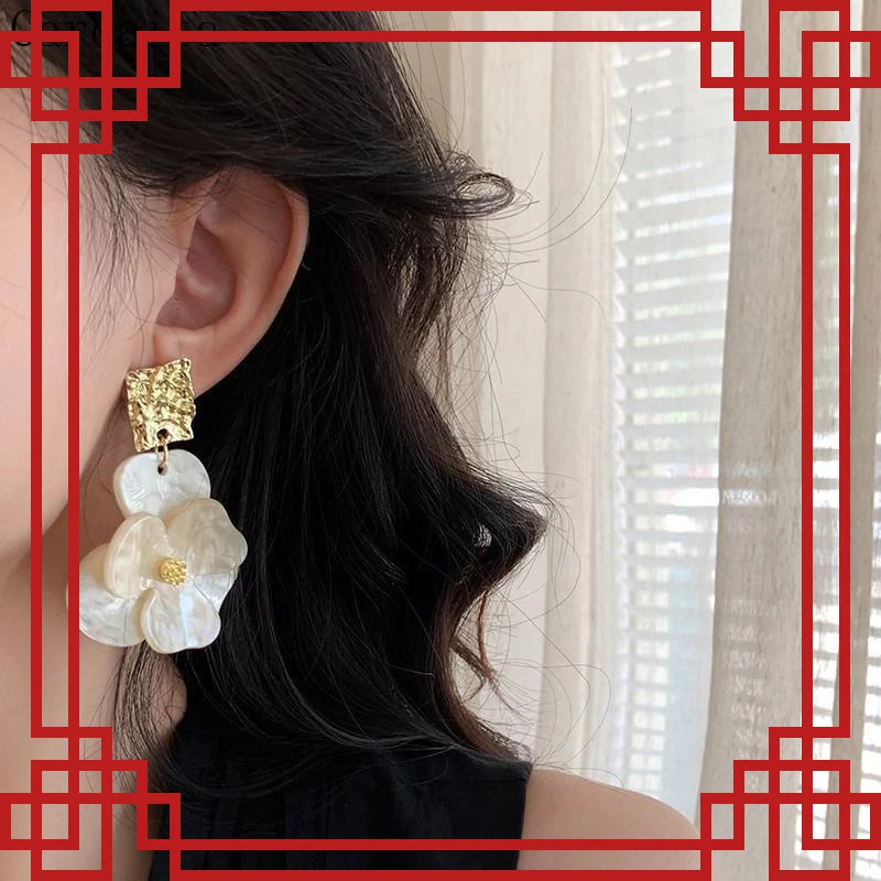 铜合金锆石耳饰 甜美百搭夸张时尚复式气质轻奢小众耳钉新款爆款