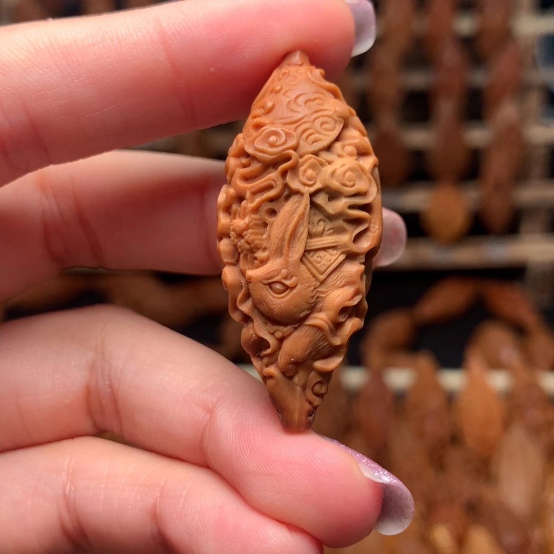 把件橄榄核嫦娥仙子