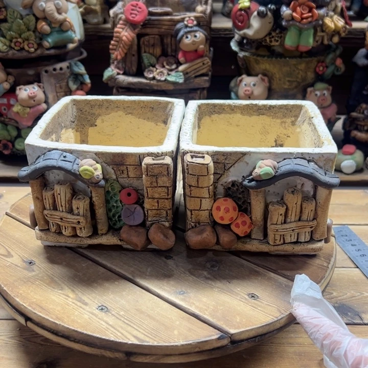 嘻哈多肉花盆百搭