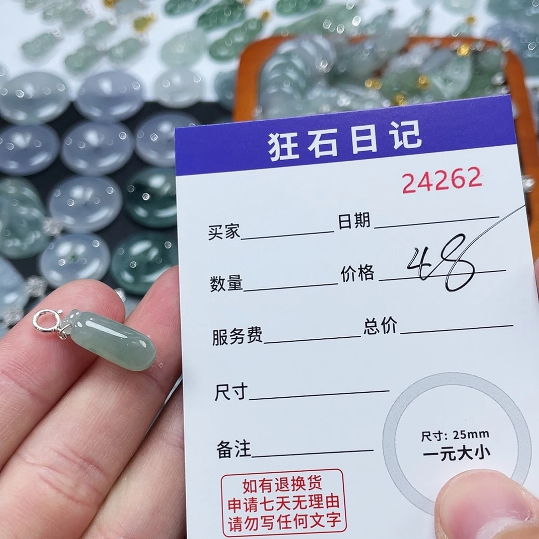 翡翠银S925镶嵌颈饰