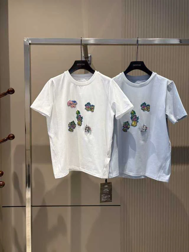 【启恒】高端水钻短袖2184