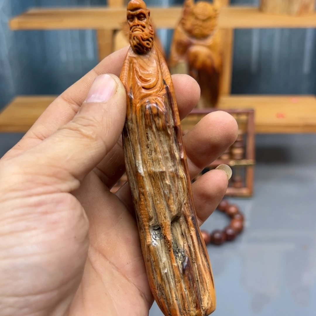 木***蛋木崖柏木摆件手把件