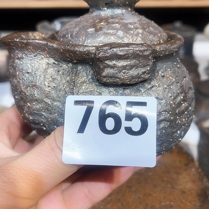 壶高温柴烧陶泥宝瓶