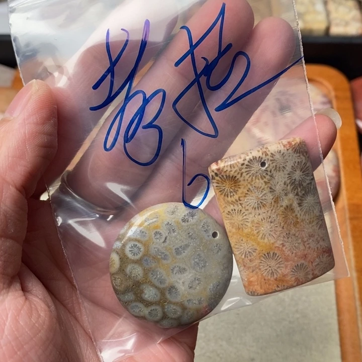 硅化玉颈饰足金镶嵌考*拉