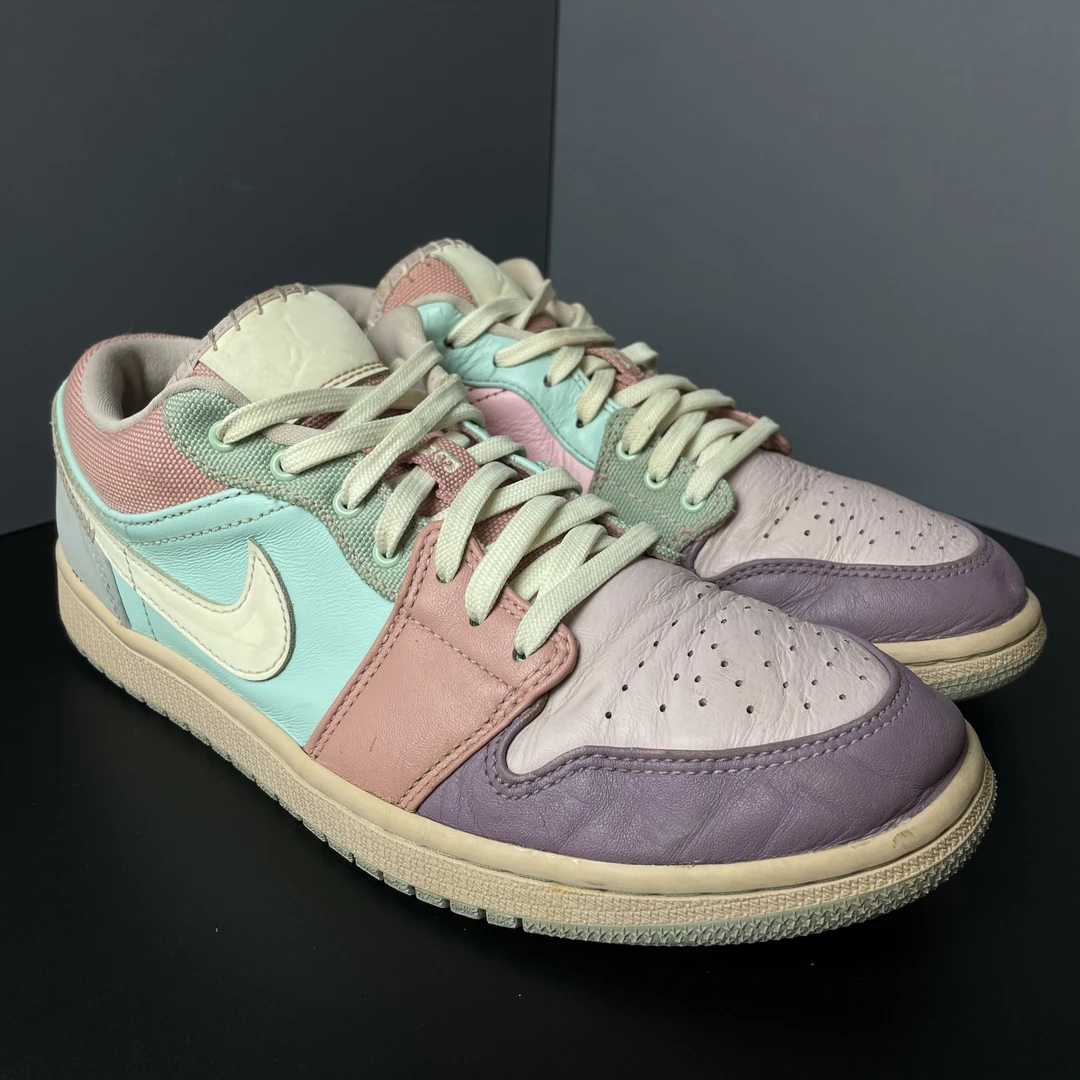 90新 NIKE/耐克 43码 Air Jordan 1 AJ1 休闲鞋 低帮 马卡龙 无盒