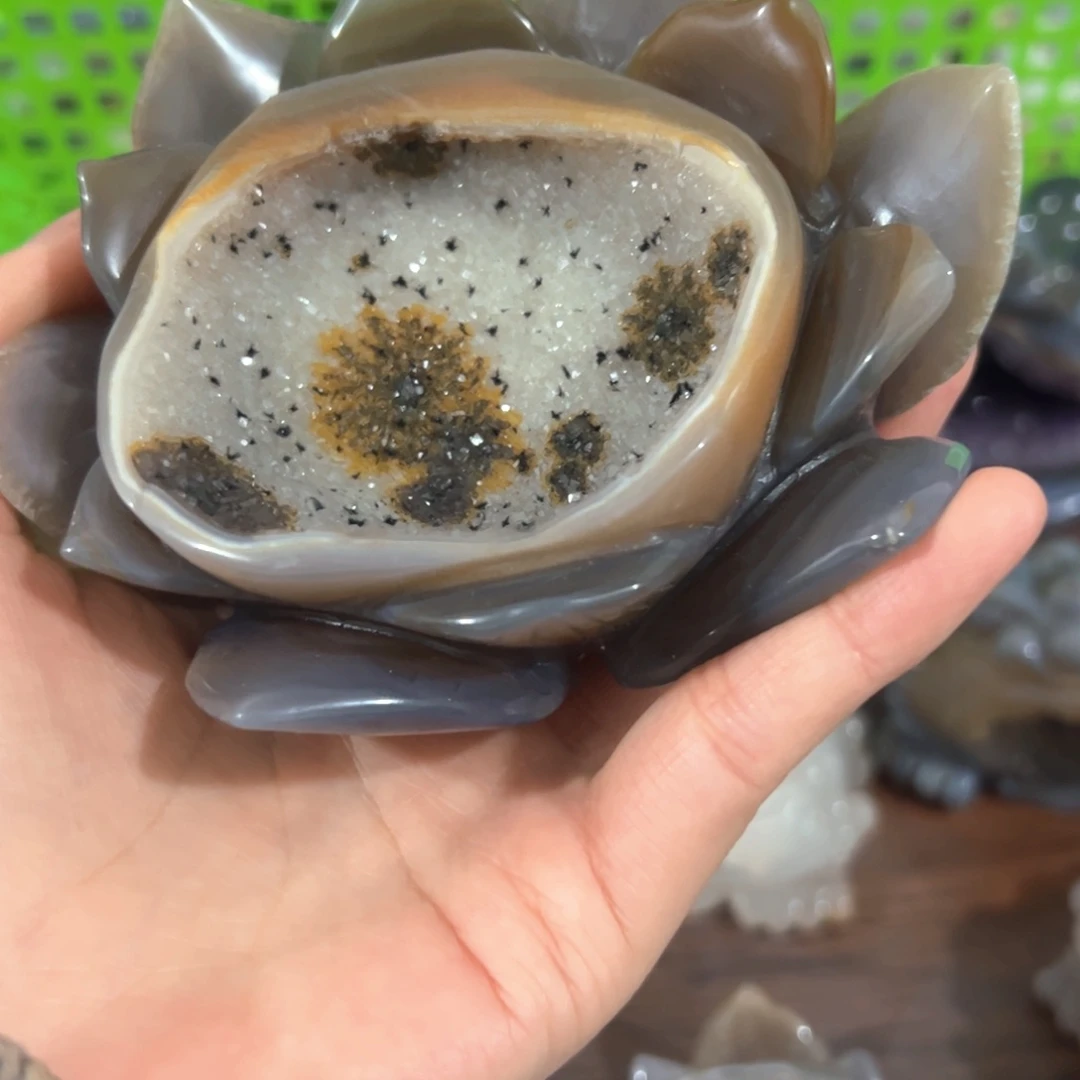 玛瑙/玉髓天然好运未镶嵌@*
