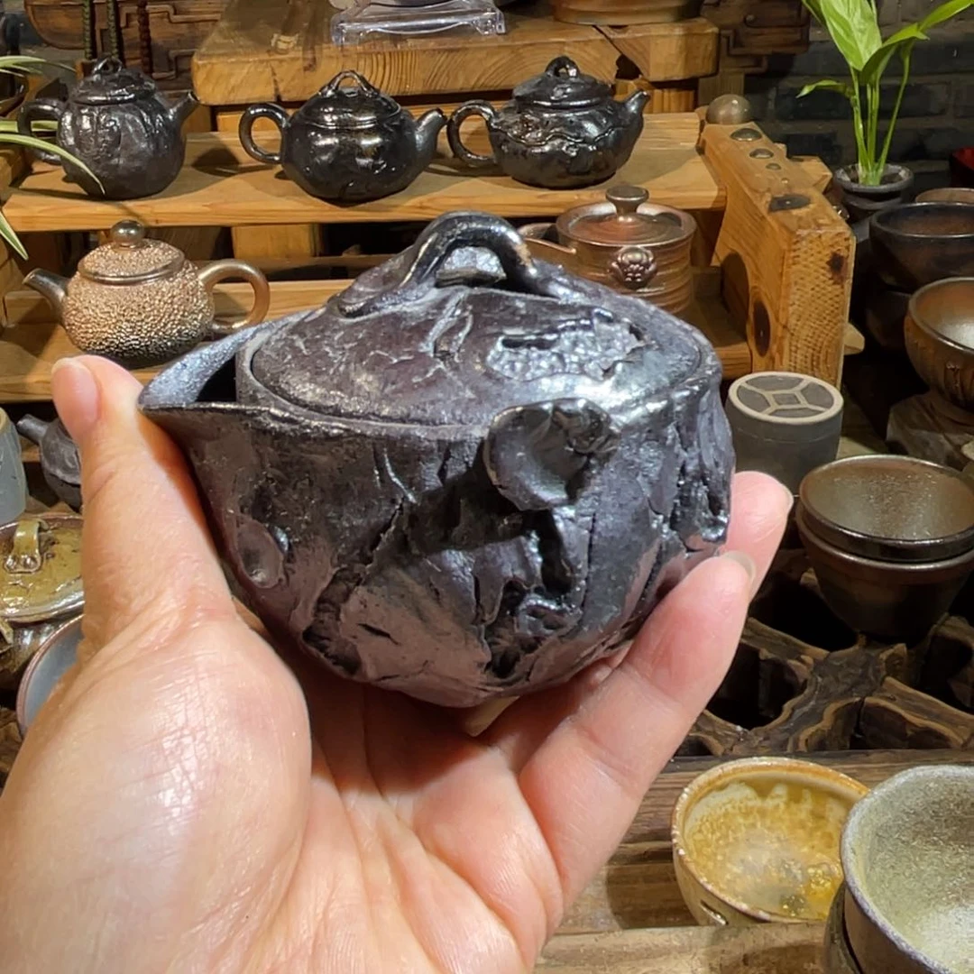 杯锋**语云南陶泥柴烧茶具