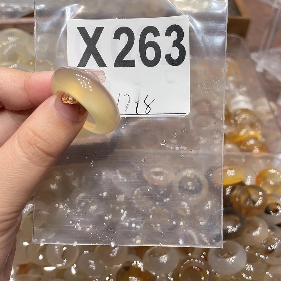 玛瑙/玉髓未镶嵌戒指263