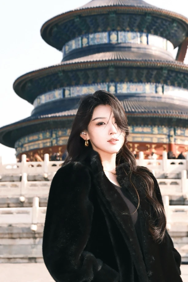 【祖儿专属】“公主战袍”长款显瘦保暖韩版毛毛外套