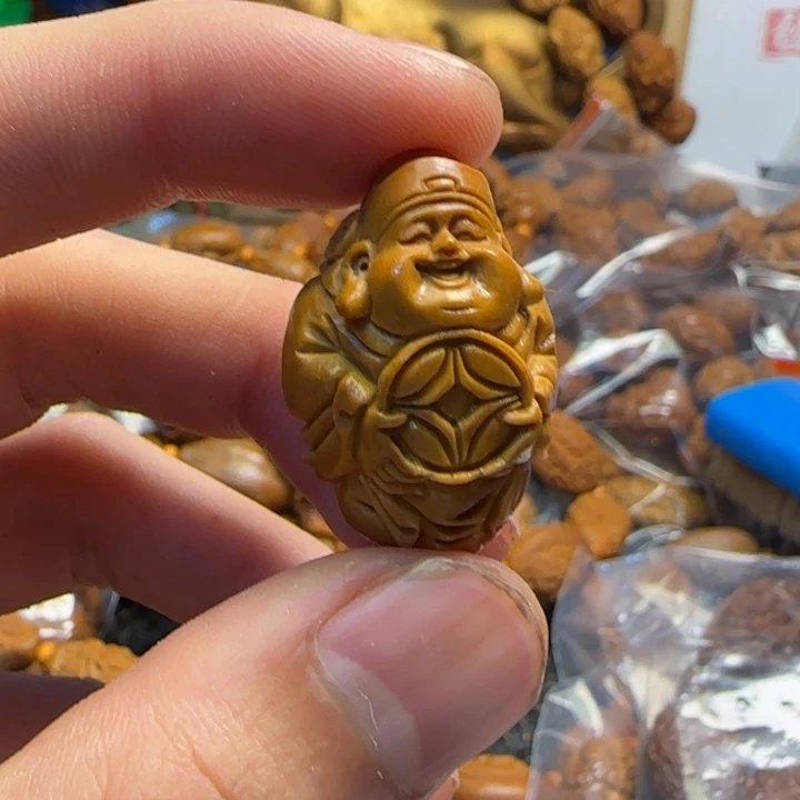 橄榄核手串/手链财神单颗