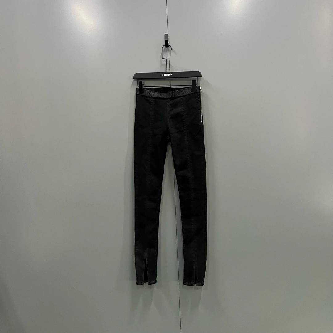 未使用 RICKOWENS ts RO 黑色修身长裤 S码/全新 015894