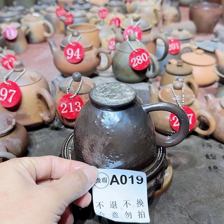 茶壶紫砂坭兴陶柴烧