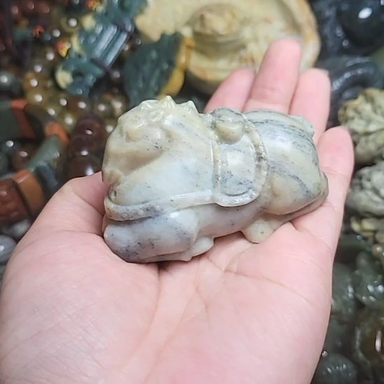 岫岩河磨玉（透闪石质玉）未镶嵌挂件