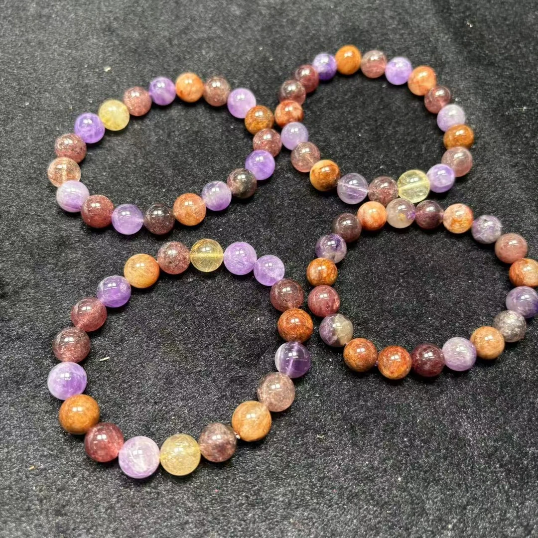 天然极光超7水晶手串-n527-多样性发一