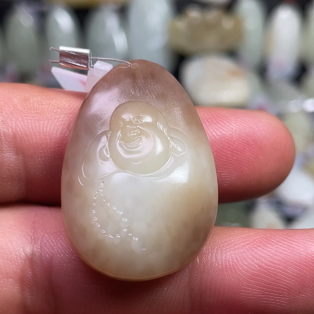 和田玉（糖玉）未镶嵌吊坠(不含链)吊坠