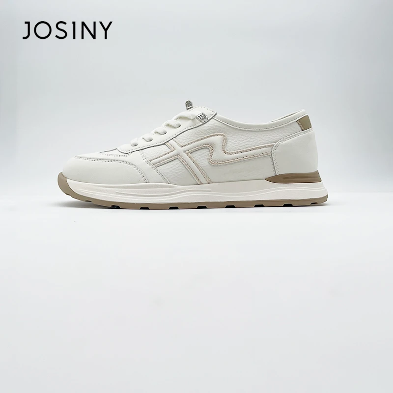 卓诗尼百搭小白鞋女2025春季新款轻便女鞋子软底百搭运动软底板鞋