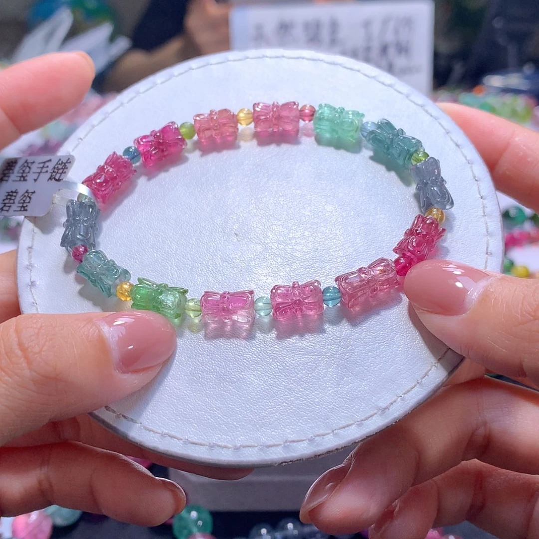 【闪购商品】未镶嵌手串碧玺6.6m