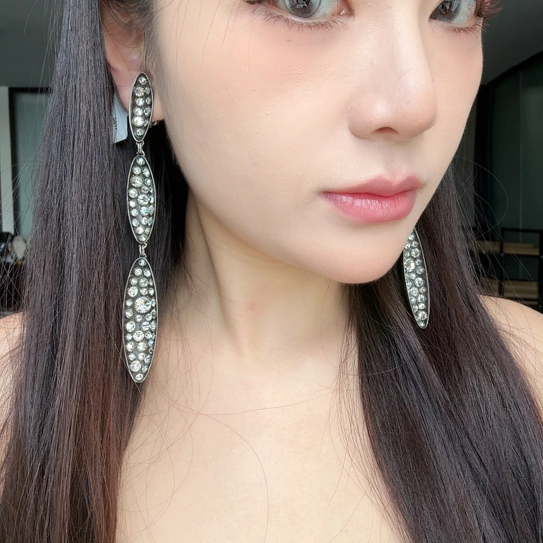 合金合金琉璃科普 耳夹 不退换