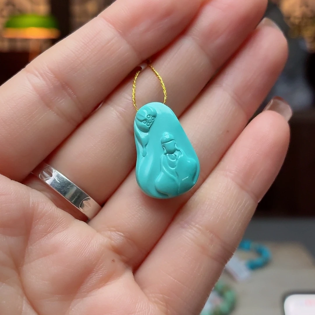 未镶嵌绿松石珠宝奇石