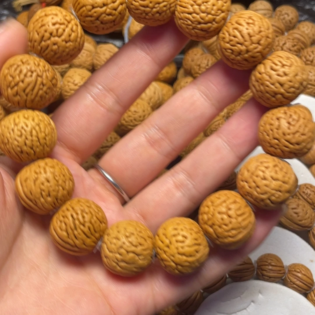 桃木桃核手串19+白月光