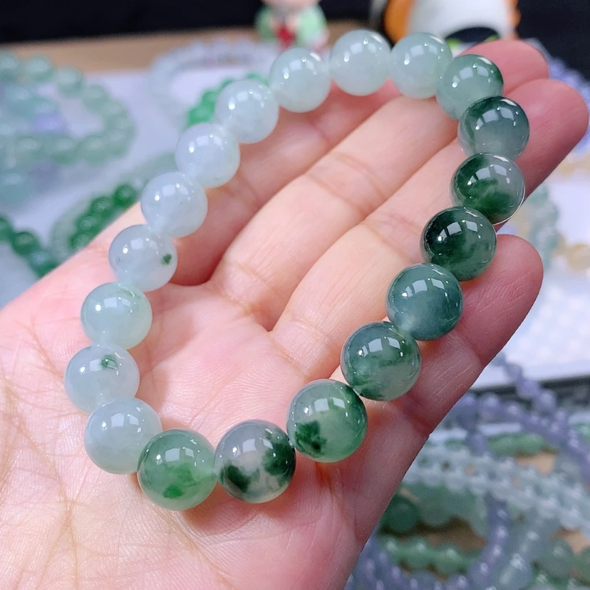 【闪购商品】翡翠手链未镶嵌翡翠卡10.3