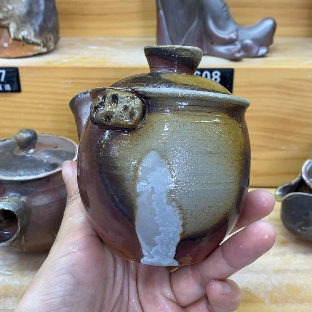 陶园柴烧 精品高货摆件599瑕疵
