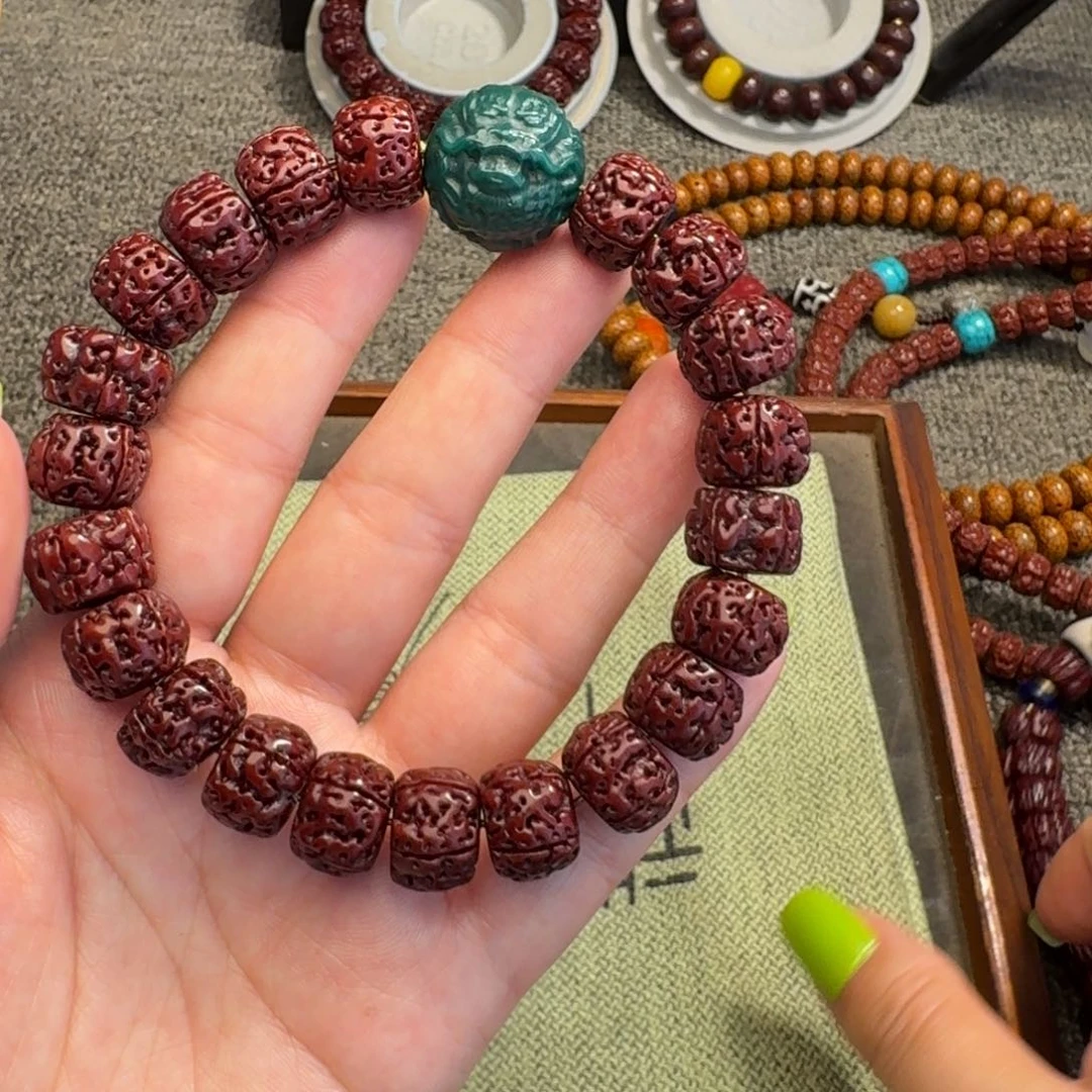 保***暖金刚菩提吊坠黑金