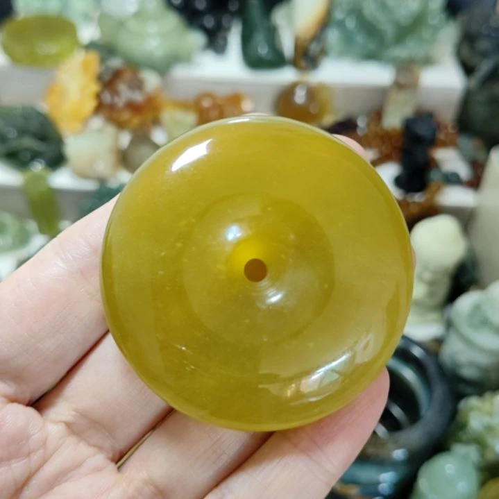 未镶嵌岫玉平安扣