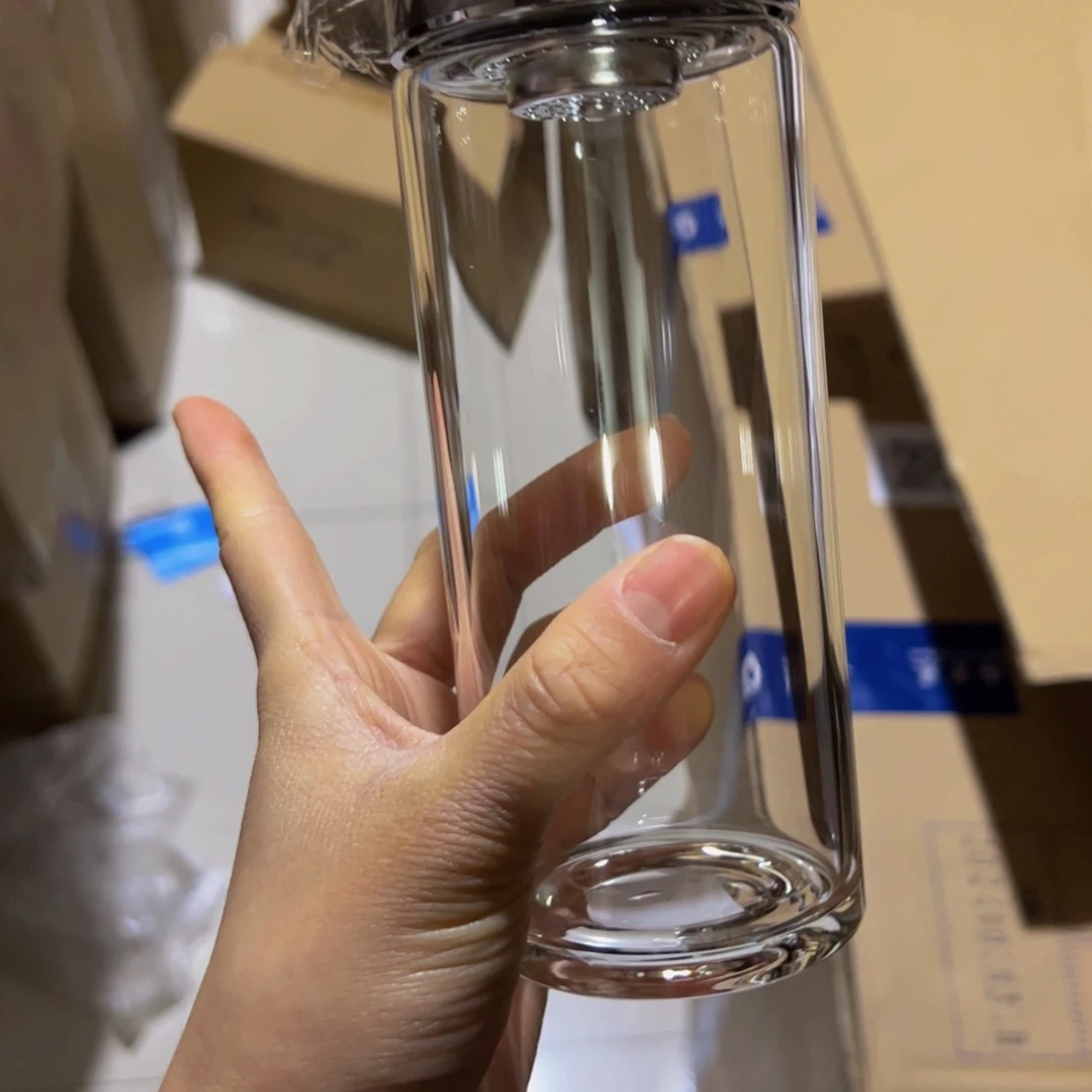 希1205s单层烫手玻璃杯410玻璃杯验货签收